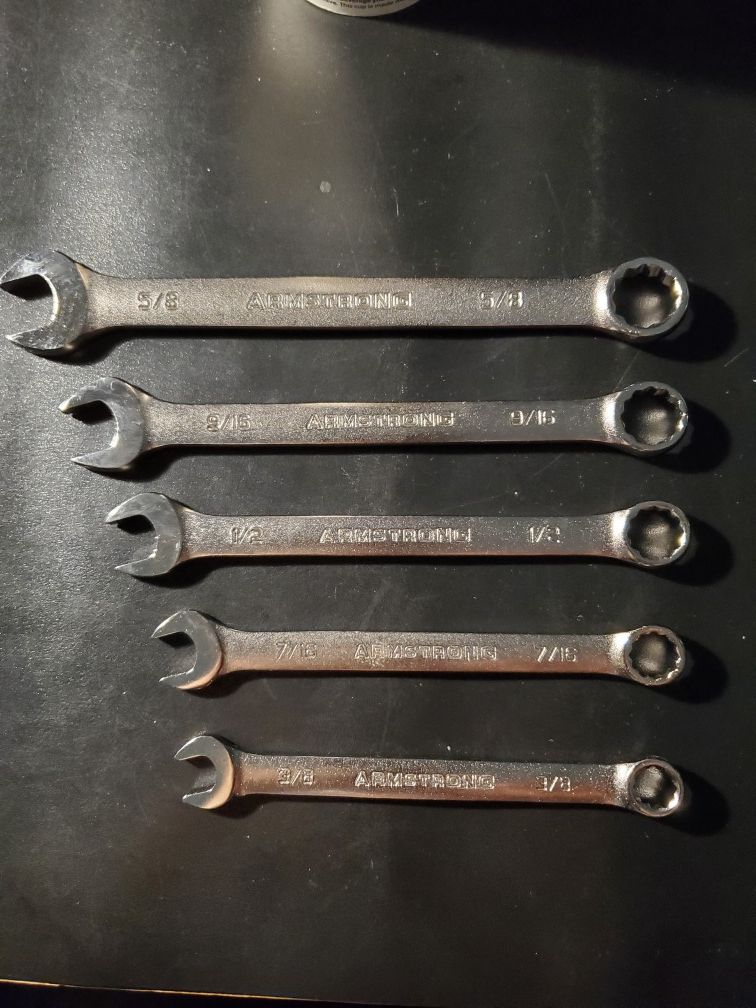 Armstrong 5 piece wrench set