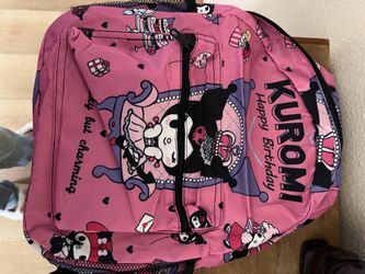 Kuromi Happy Birthday Backpack