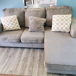Small Sofa For 3 People With Long Piece