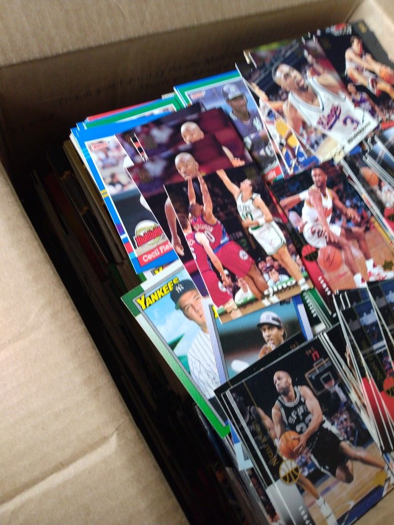 Large Boxes Of Various Different Collectable Cards