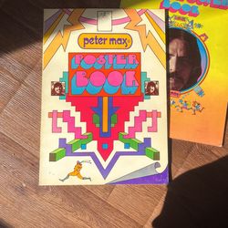 Peter Max Poster Book Vintage 1970