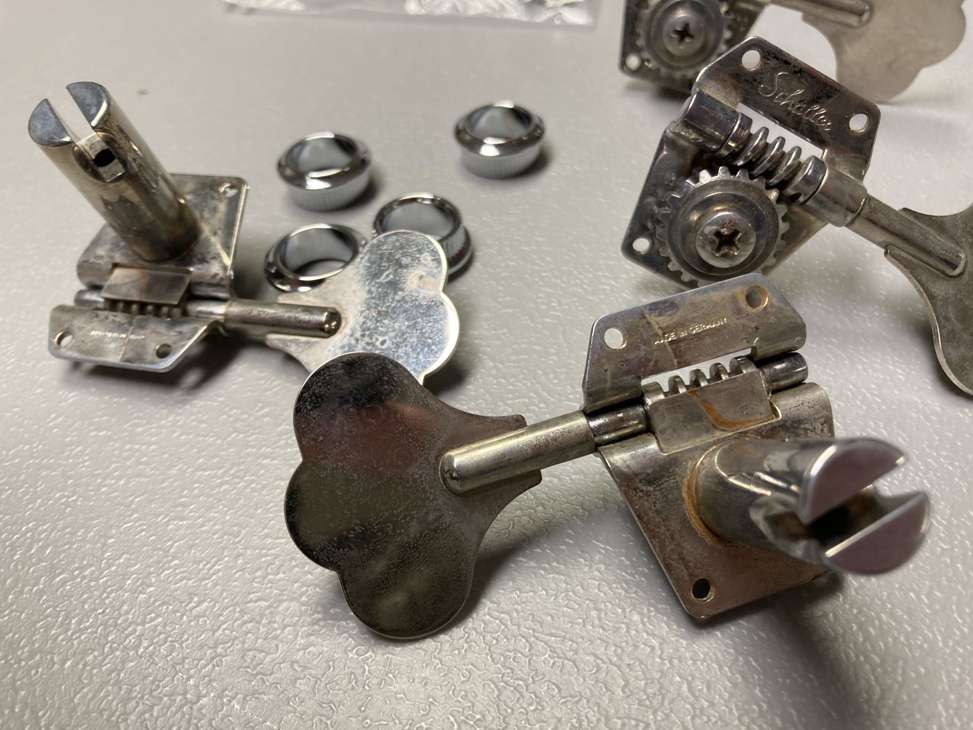 Schaller BML Bass Tuners Chrome (RELIC’d)