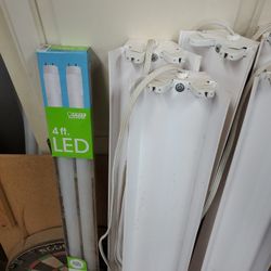 4ft T8 LED Tube Bulbs and Fixtures