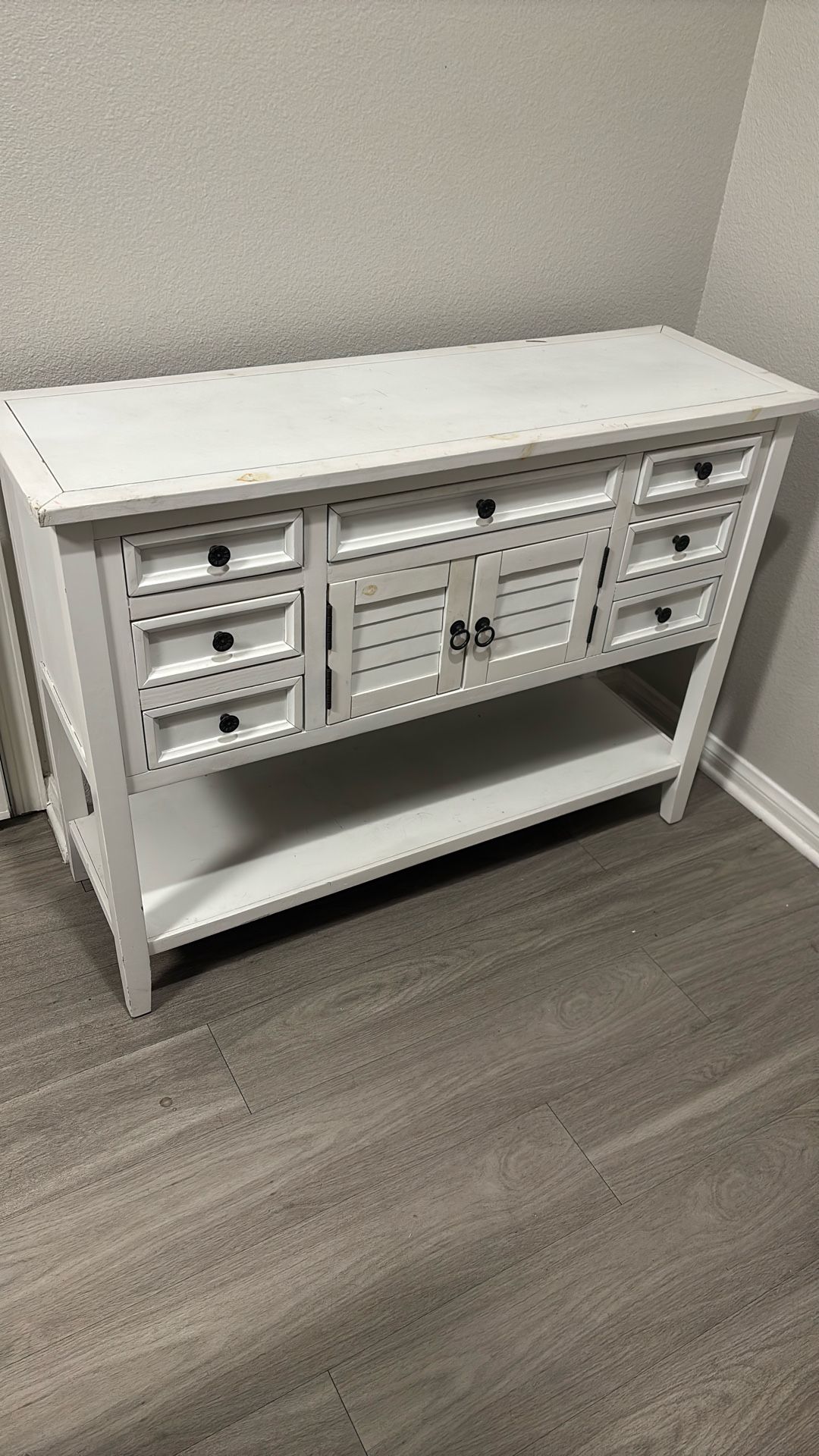 Console Table Entry Cabinet