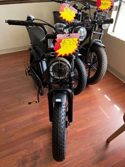 OPEN BOX, FULLY ASSEMBLED TST® R002 20'' 1500W Full Suspension Moped-style Electric Bike
