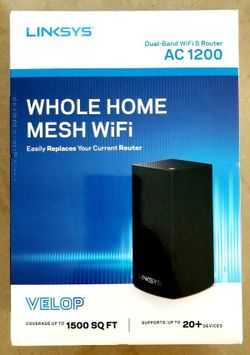 Linksys Dual Band AC1200 Mesh WiFi System | Router | Expandable!