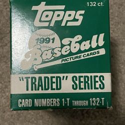 1991 TOPPS TRADED Baseball Factory UNOPEN Set out of case JEFF BAGWELL 