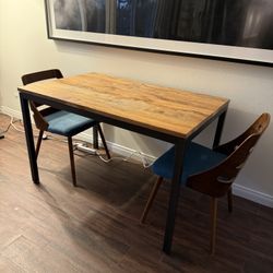 West Elm Dining Table with 2 Chairs