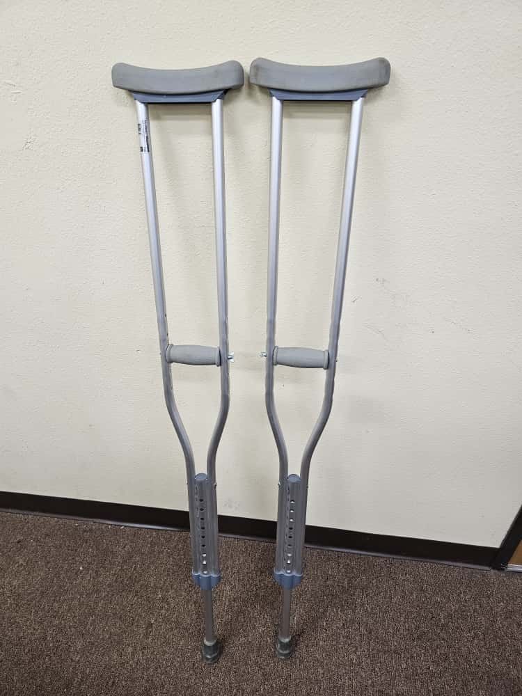 Aluminum Crutches, 5’2 Inches to 5’10 Inches