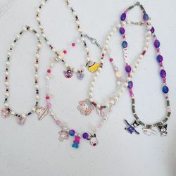 Sanrio Jewelry Lot Take All For Price Listed, Necklaces And Phone Charms. Price Is For All Pick Up Only With Cash Only 