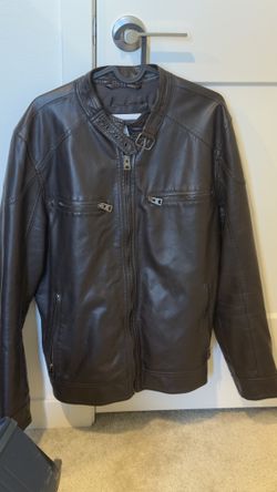 Goodfellow M Dark Brown Leather Jacket