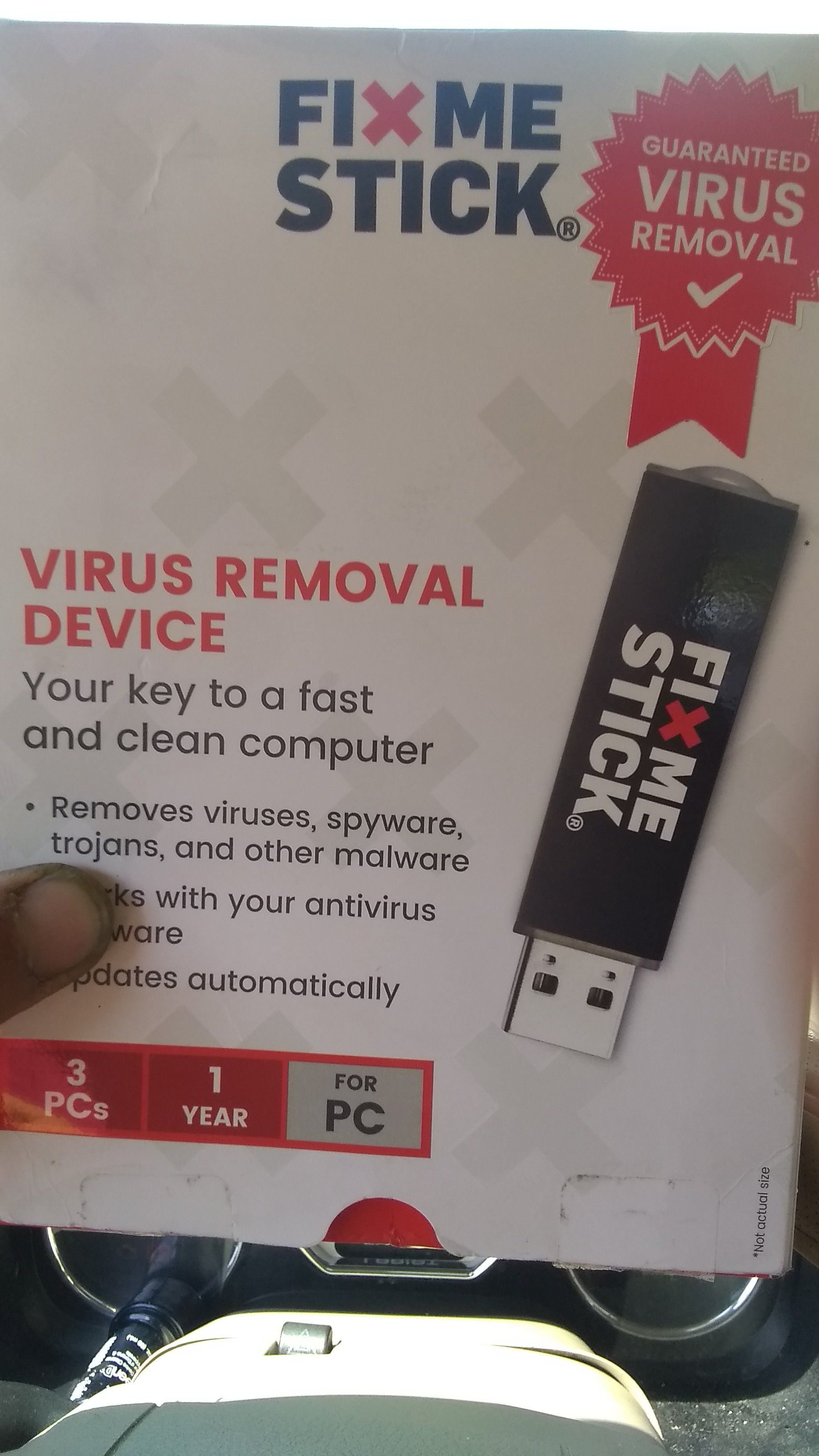 Virus removal usb drive