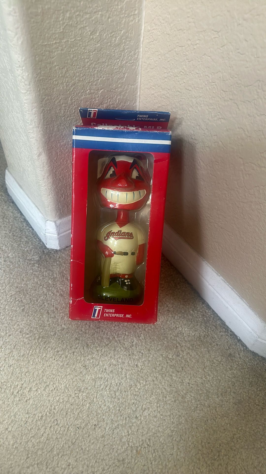 Brand New In The Box, Cleveland Indians Chief Wahoo Bobblehead