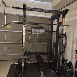 All-in-One Gym+ Bench+ Weights(240lb) + Mats + Equipments