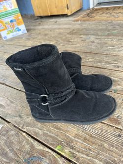 Used Size 10 Bear Paw Black Boots 
