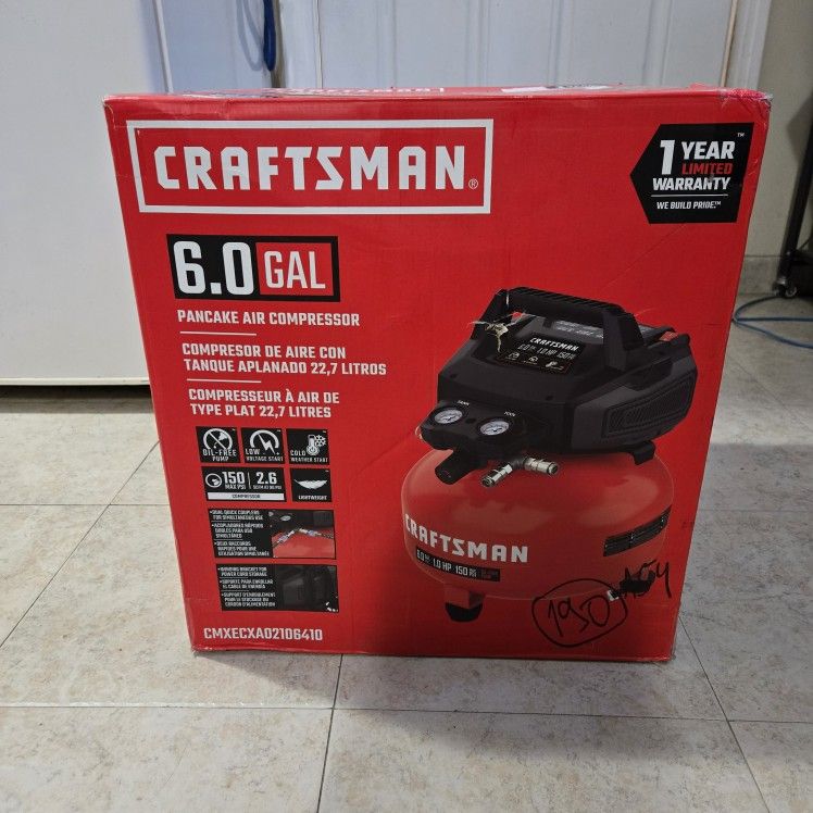 Craftsman 6 Gal compressor