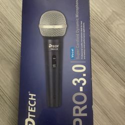 D-Tech Pro3-0 Wire Microphone Branch New