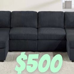 Couch With Double Chaise