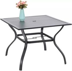 Outdoor Patio Square Dining Table