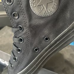 Black High Top Chucks