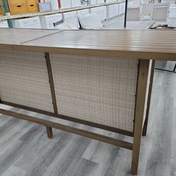 Outdoor Bar Table Metal 