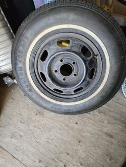 Cadillac Eldorado Spare Rim And Tire 1970s