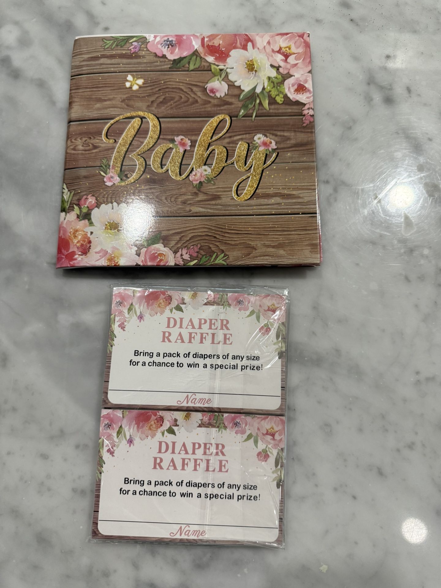Baby Shower Diaper Raffle