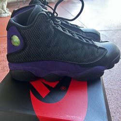 Air Jordan Retro 13 Purple Court Sides sz 9 WORN ONCE. VNDS