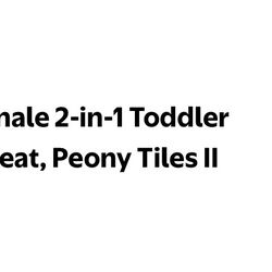 Cosco Girls 2-in1 Toddler Booster Car Seat