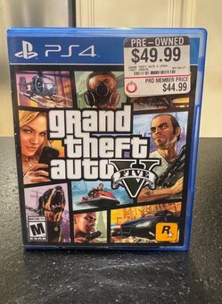 Rockstar Games Grand Theft Auto V (PS4, 2014) Complete Case Disc Map Insert