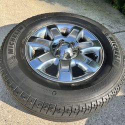 275 65R18 Michelin Ford Tire And Ring