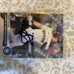 Seattle Mariners Autographed Jarred Kelenic Topps Now Card