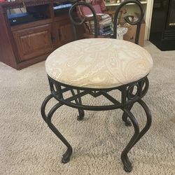 Iron Vanity Stool