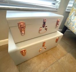 Metal storage Trunk