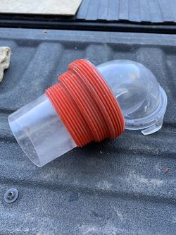 Clear RV Dump Hose connector 