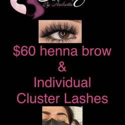 Henna Brows & Individual Cluster Lashes Deal