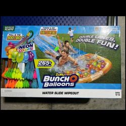 Water Balloons and Slide