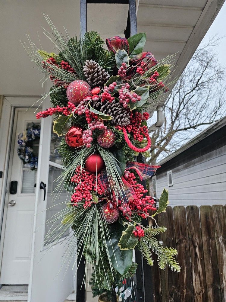 Handmade Xmas Matching Wreaths