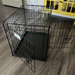 Small Size Double Door Dog Kennel 24”