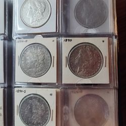 Lots Of Morgan And Peace Dollars - Fair To Brilliant Uncirculated