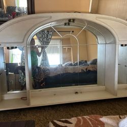 Bed set with king size adjustable frame