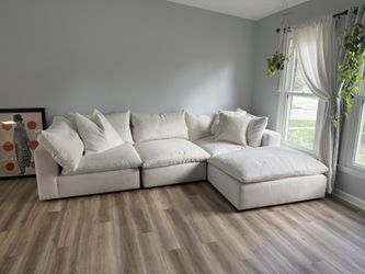 Feather down sofa
