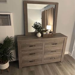 Roundhill Furniture Floren Cómoda Contemporánea