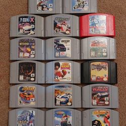 N64 Nintendo 64 Games (P1) (Read Description Below)