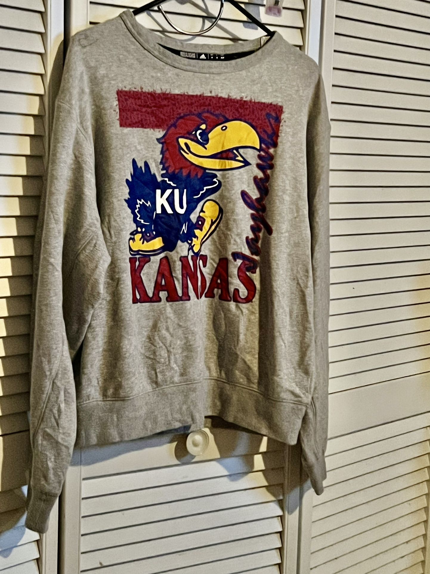 Vintage Adidas Kansas Sweater Size M