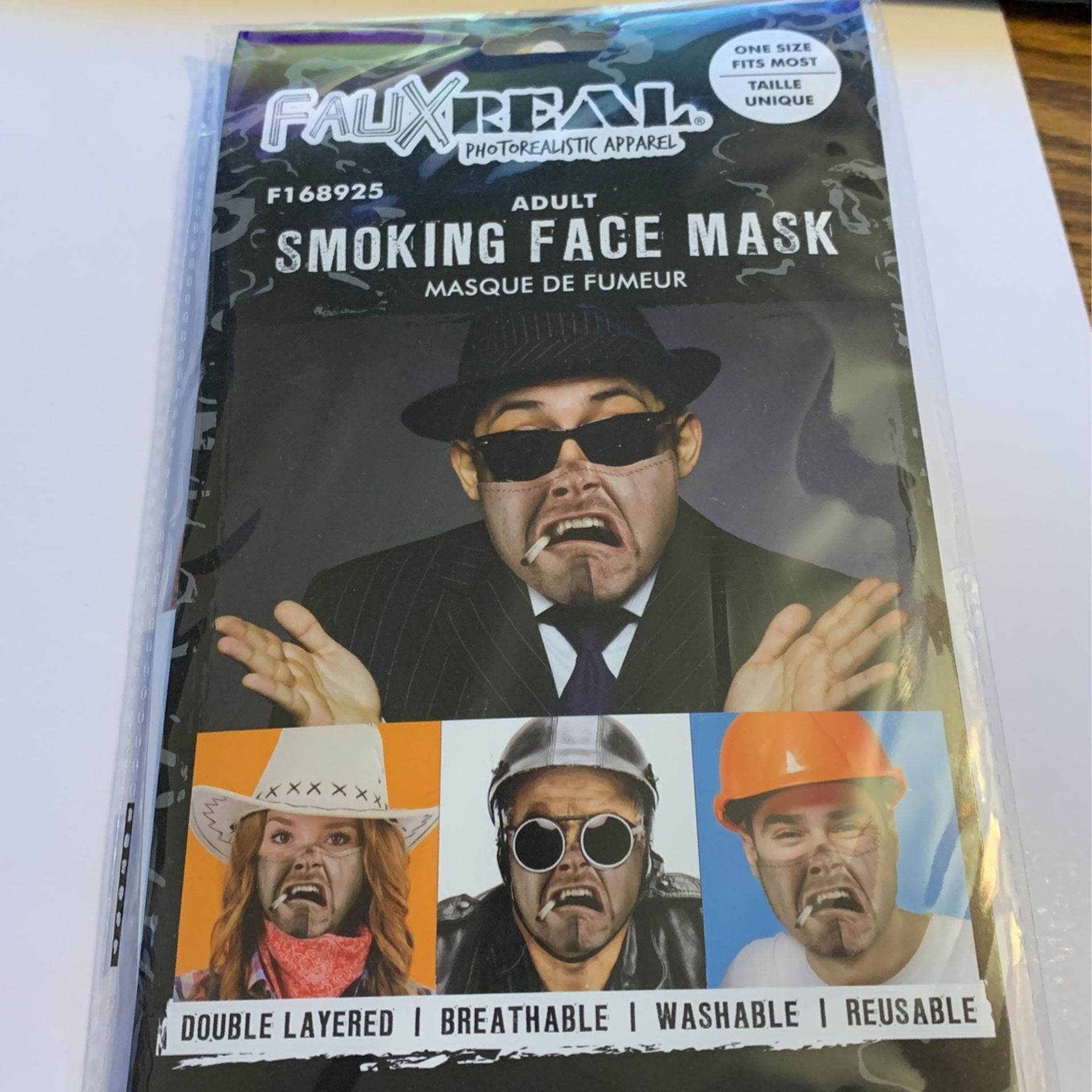 Halloween Adult Smoking Face Mask