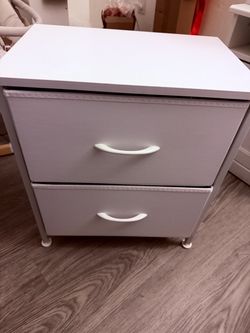 2 night stand cloth drawer