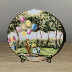 "The Balloon Man" Calhoun's Collector Society Plate by Dominic Mingolla 1979