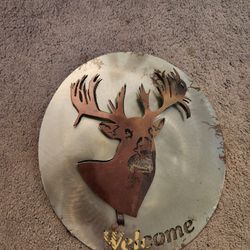 Wall Decor Elk Handmade Plaque 