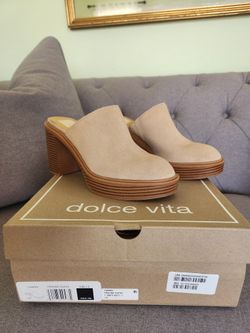 Dolce Vita Crista Suede Mules Sz 7.5